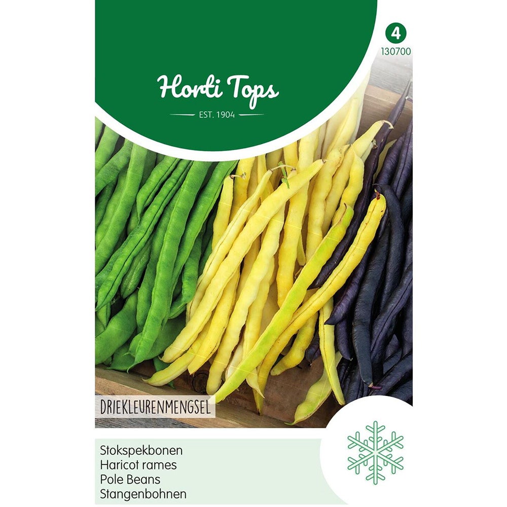 Stokspekbonenmengsel zaad 3 kleuren Stokspekbonenmengsel zaad 3 kleuren