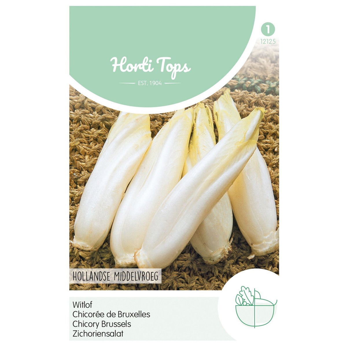 Brussels witlof Hollands middelvroeg Brussels witlof Hollands middelvroeg