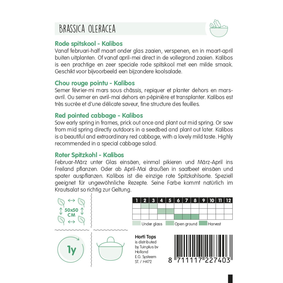 Rode Spitskool Kalibos Rode Spitskool Kalibos