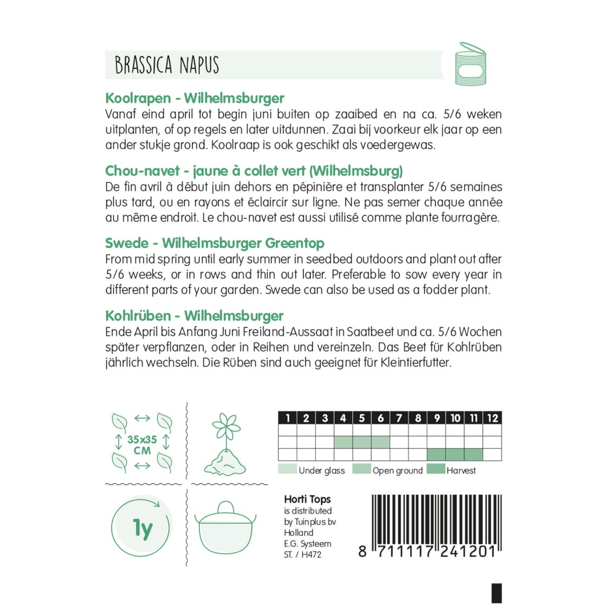 Koolraap Wilhelmsburger Fries Koolraap Wilhelmsburger Fries