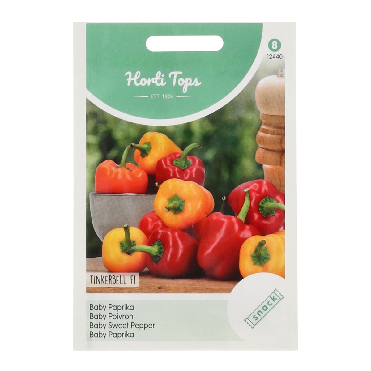 Baby Paprika Tinkerbell F1 red yellow zaad Baby Paprika Tinkerbell F1 red yellow zaad