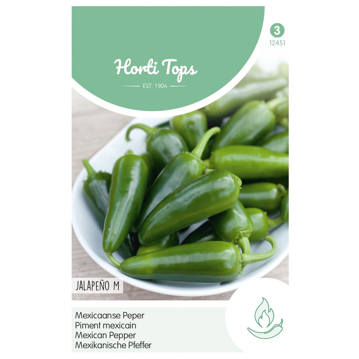 Peper Jalapeño M / Mexicaanse peper zaad Peper Jalapeño M / Mexicaanse peper zaad