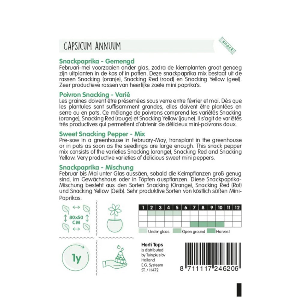 Snackpaprika mix Snackpaprika mix