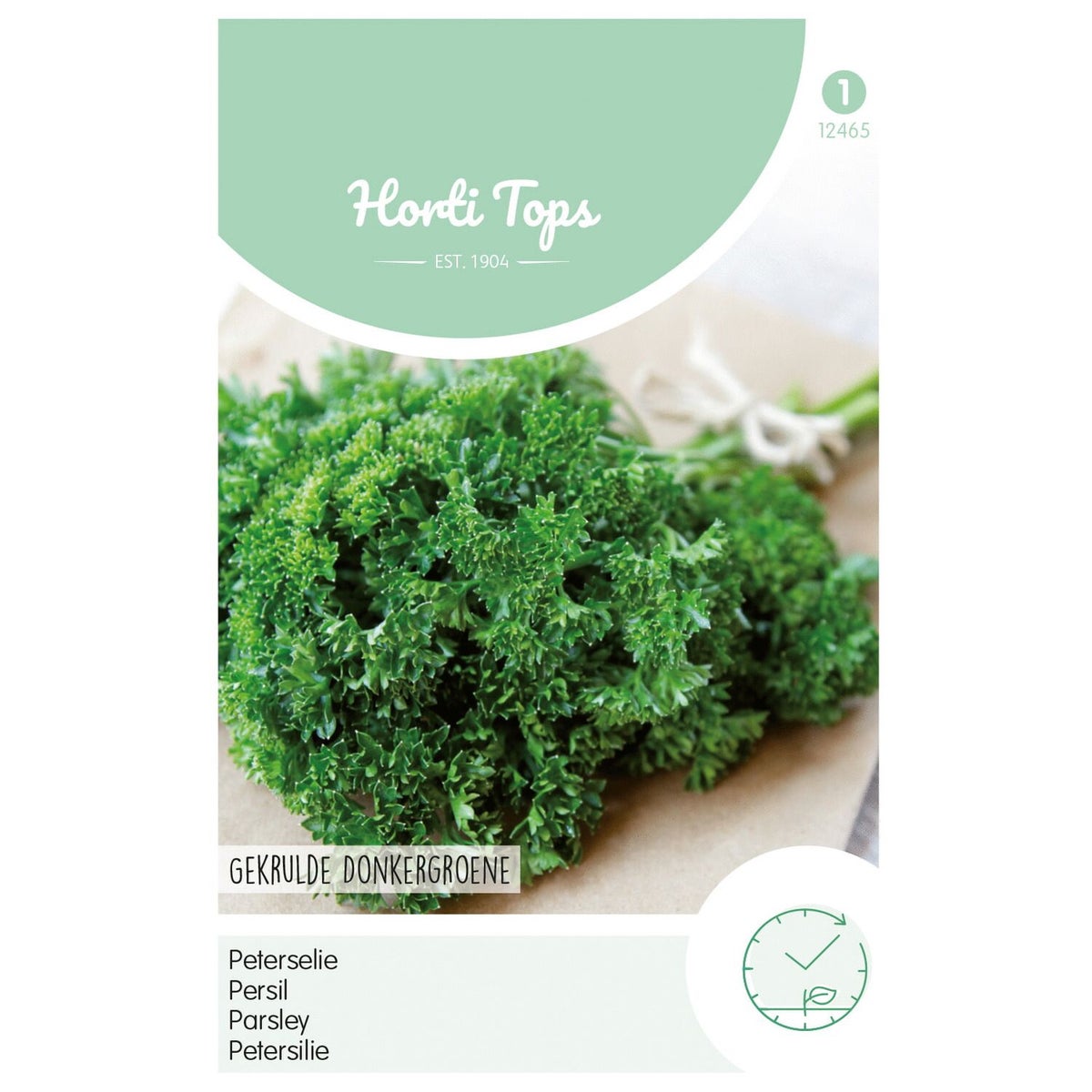 Peterselie gekrulde donkergroen zaad Peterselie gekrulde donkergroen zaad