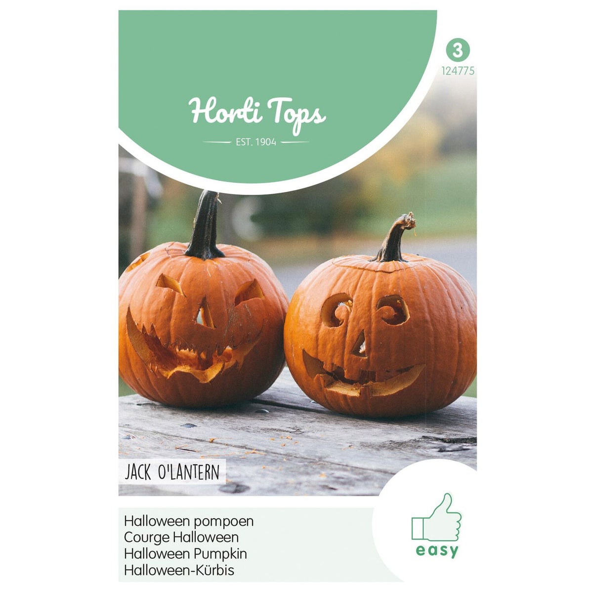 Halloween Pompoen Jack O'Lantern zaad Halloween Pompoen Jack O'Lantern zaad