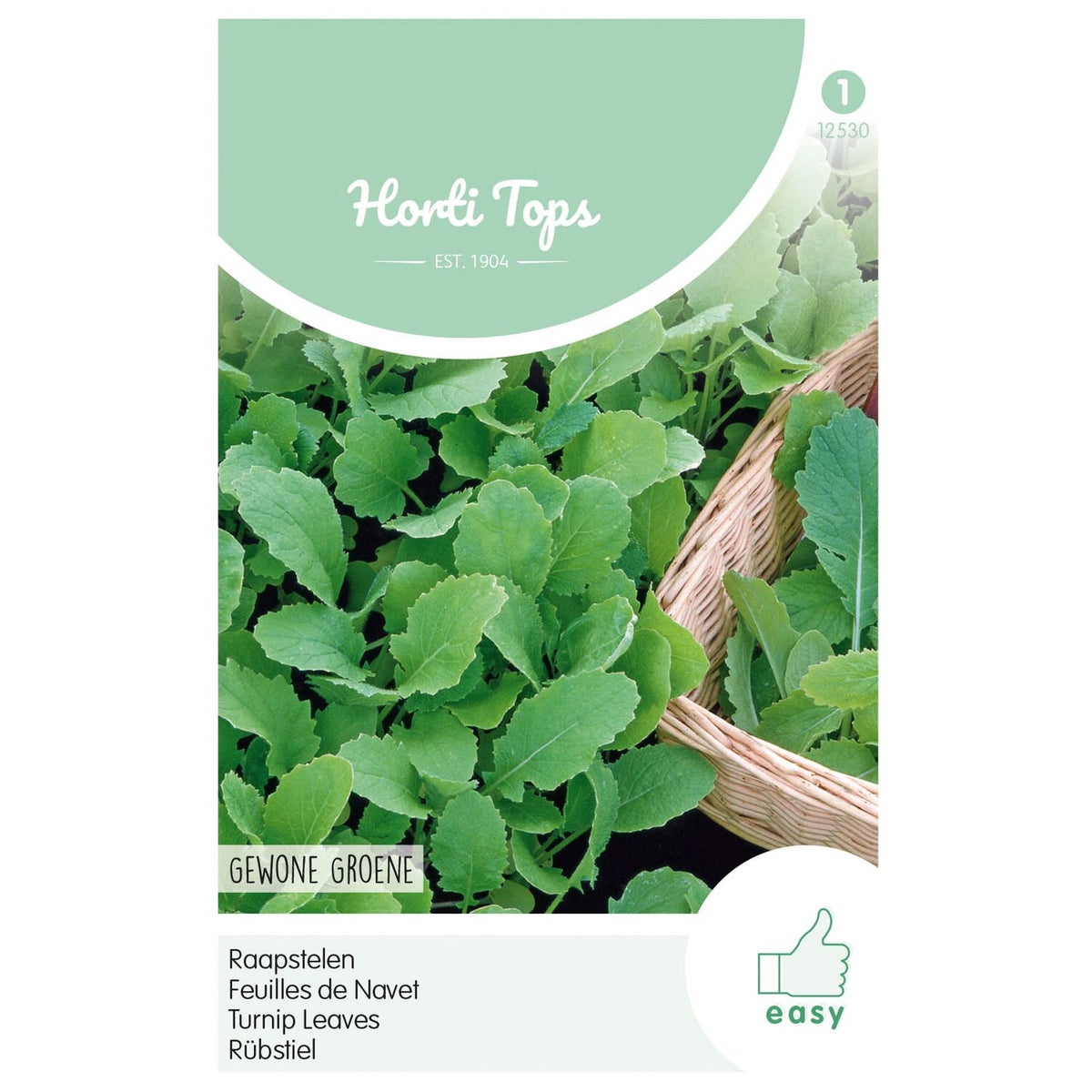 Raapstelen groene, zaad Raapstelen groene, zaad