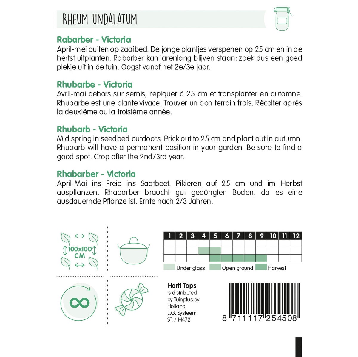 Rabarber Victoria zaad Rabarber Victoria zaad