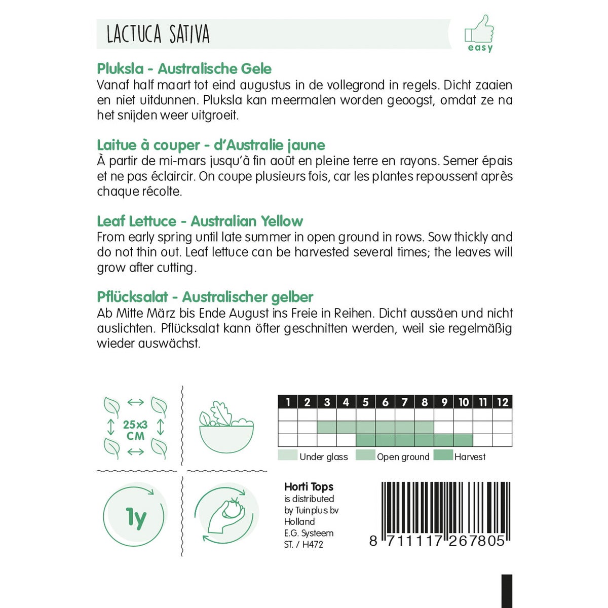 Australische gele pluksla Australische gele pluksla