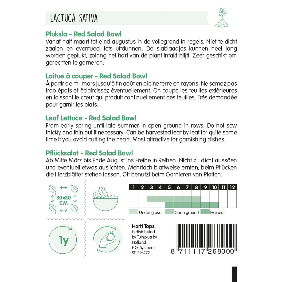 Pluksla Red Salad Bowl Pluksla Red Salad Bowl