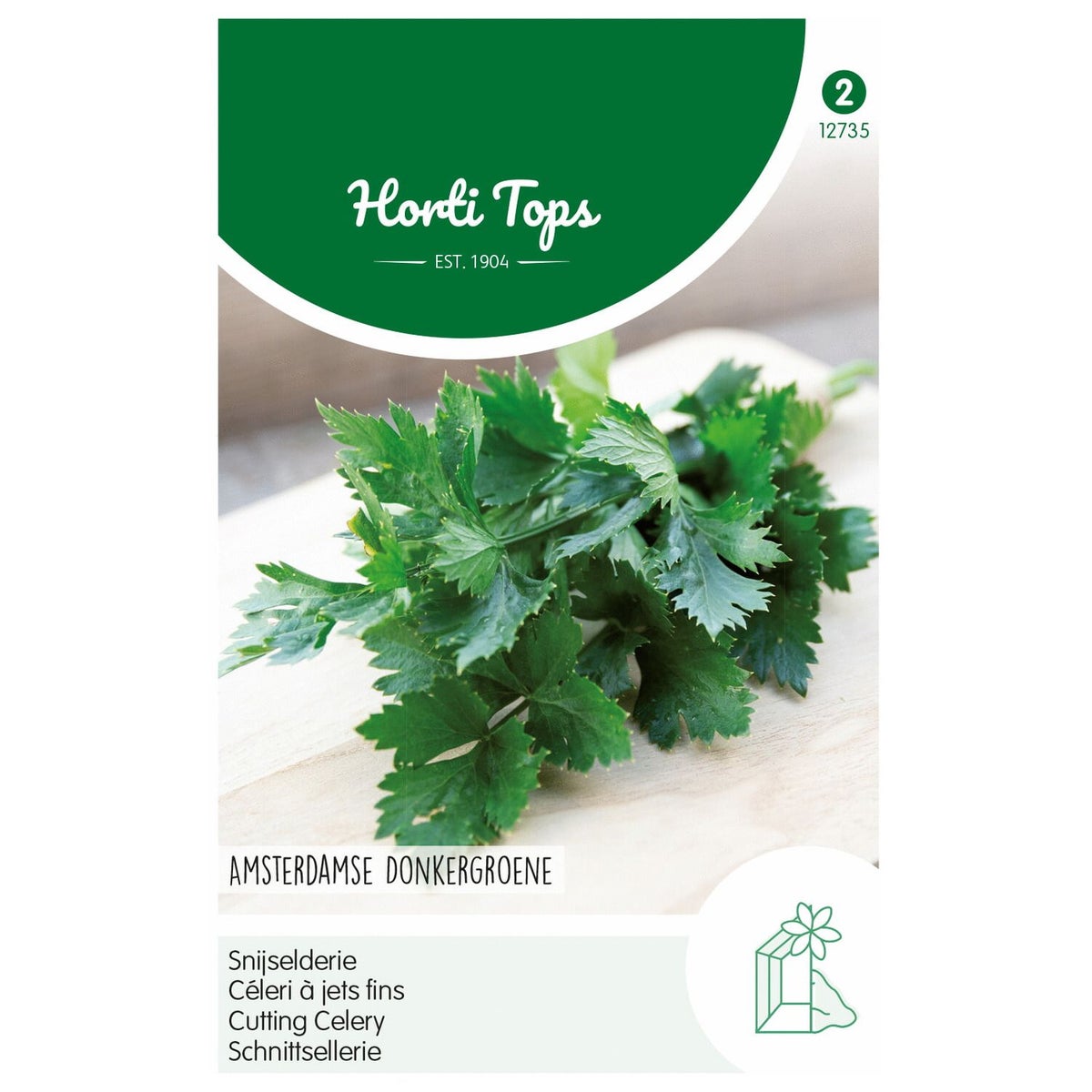 Snijselderij Amsterdamse donkergroene Snijselderij Amsterdamse donkergroene