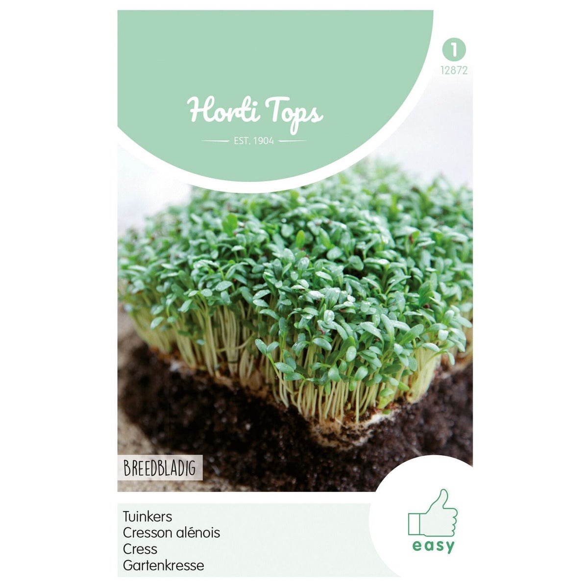 Tuinkers breedbladig Tuinkers breedbladig