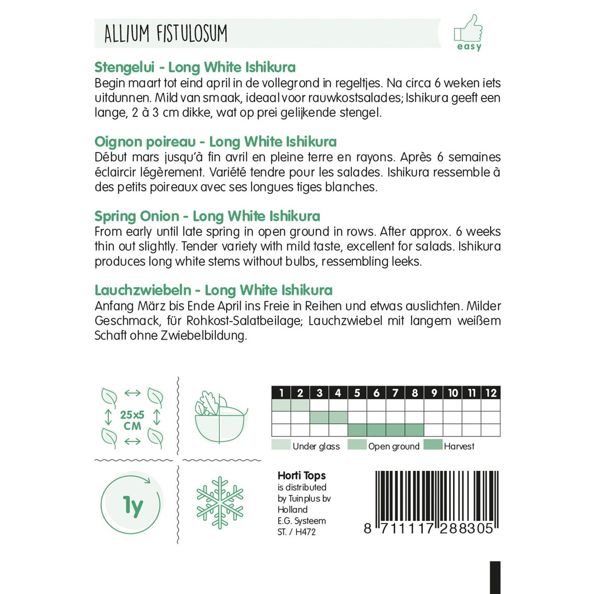 Stengelui Long White Ishikura Stengelui Long White Ishikura