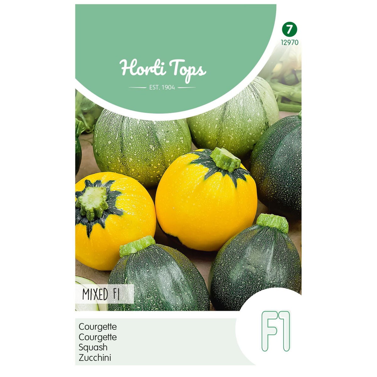 Courgette ronde soorten mix Courgette ronde soorten mix