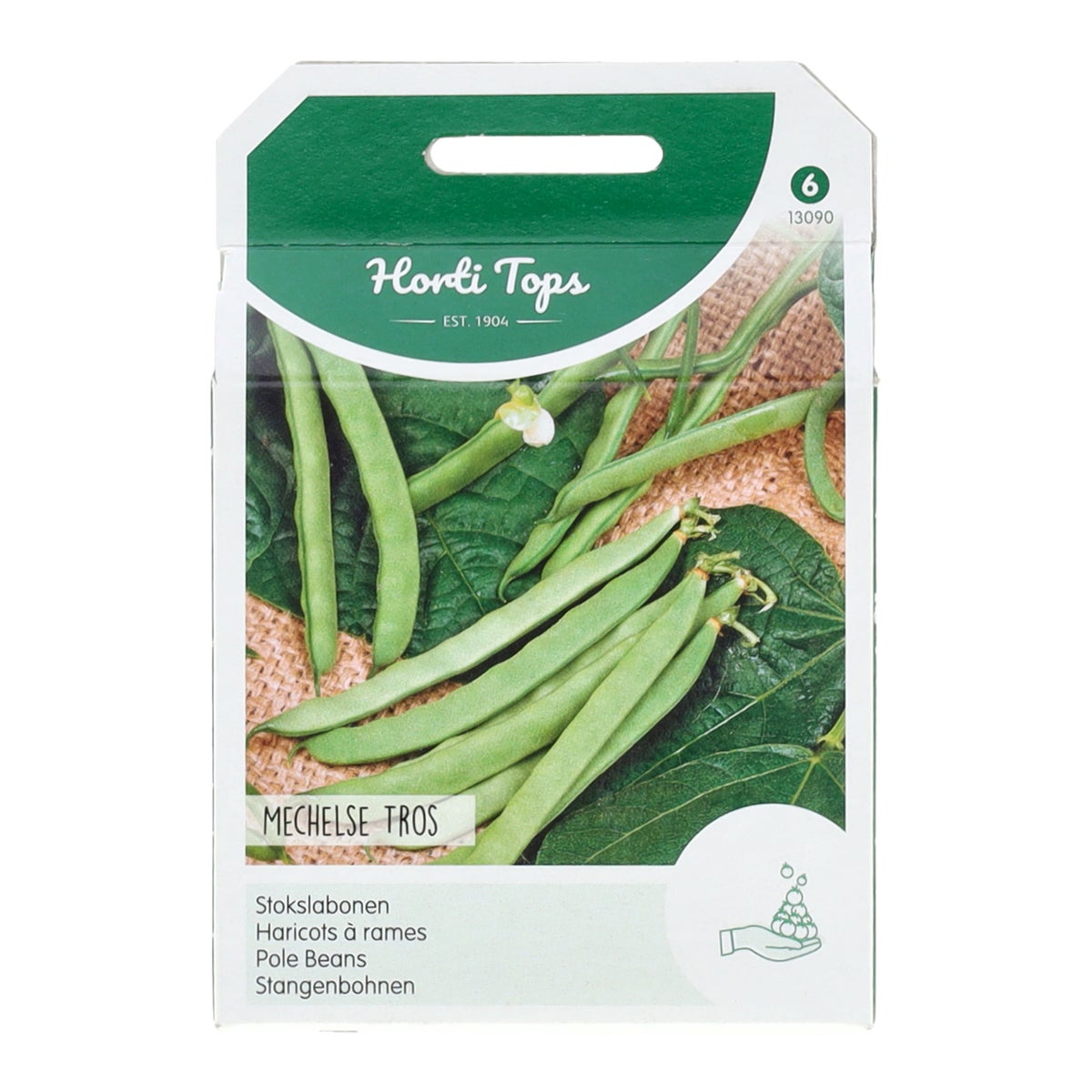 Stokslabonen Mechelse tros zonder draad Stokslabonen Mechelse tros zonder draad