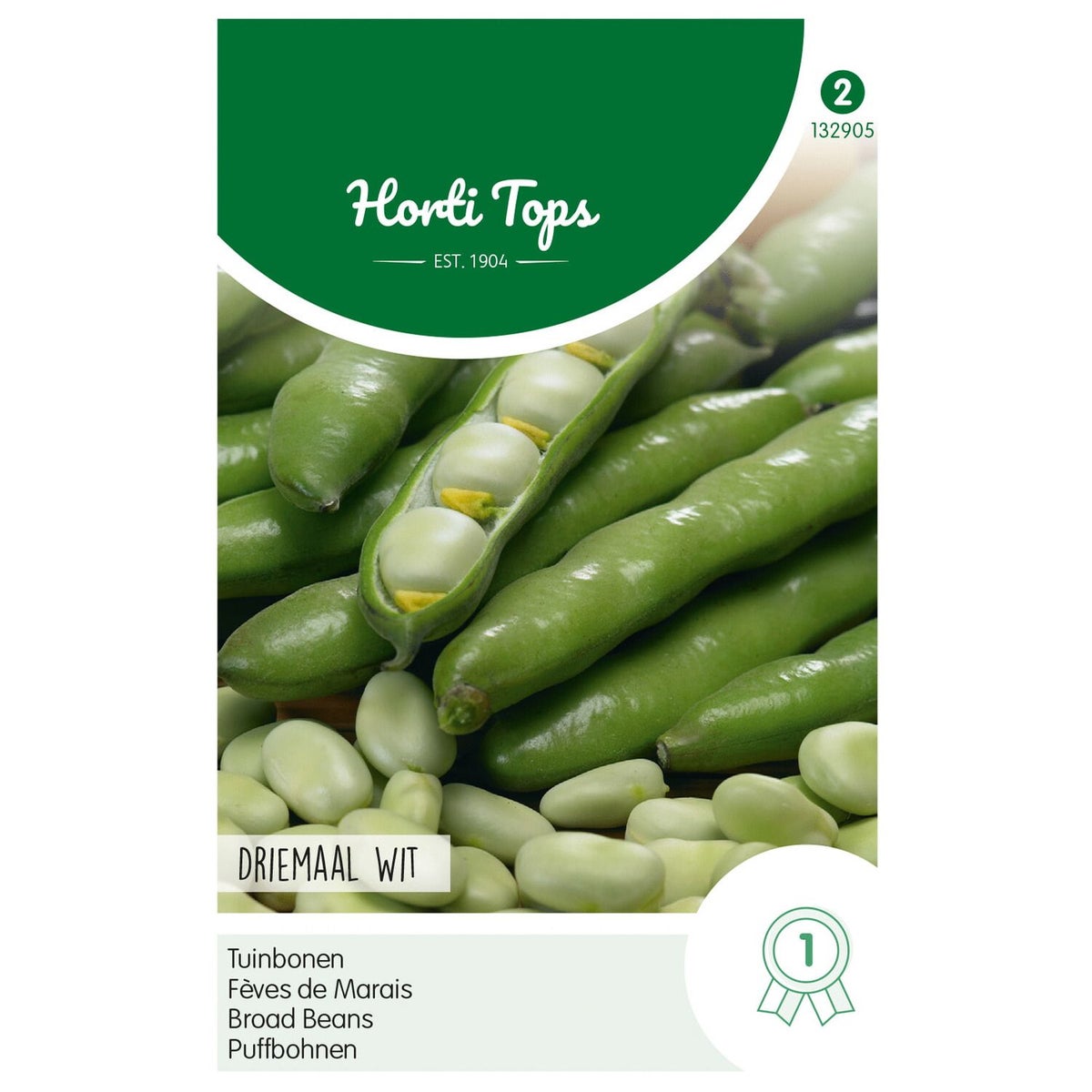 Tuinbonen driemaal wit Tuinbonen driemaal wit