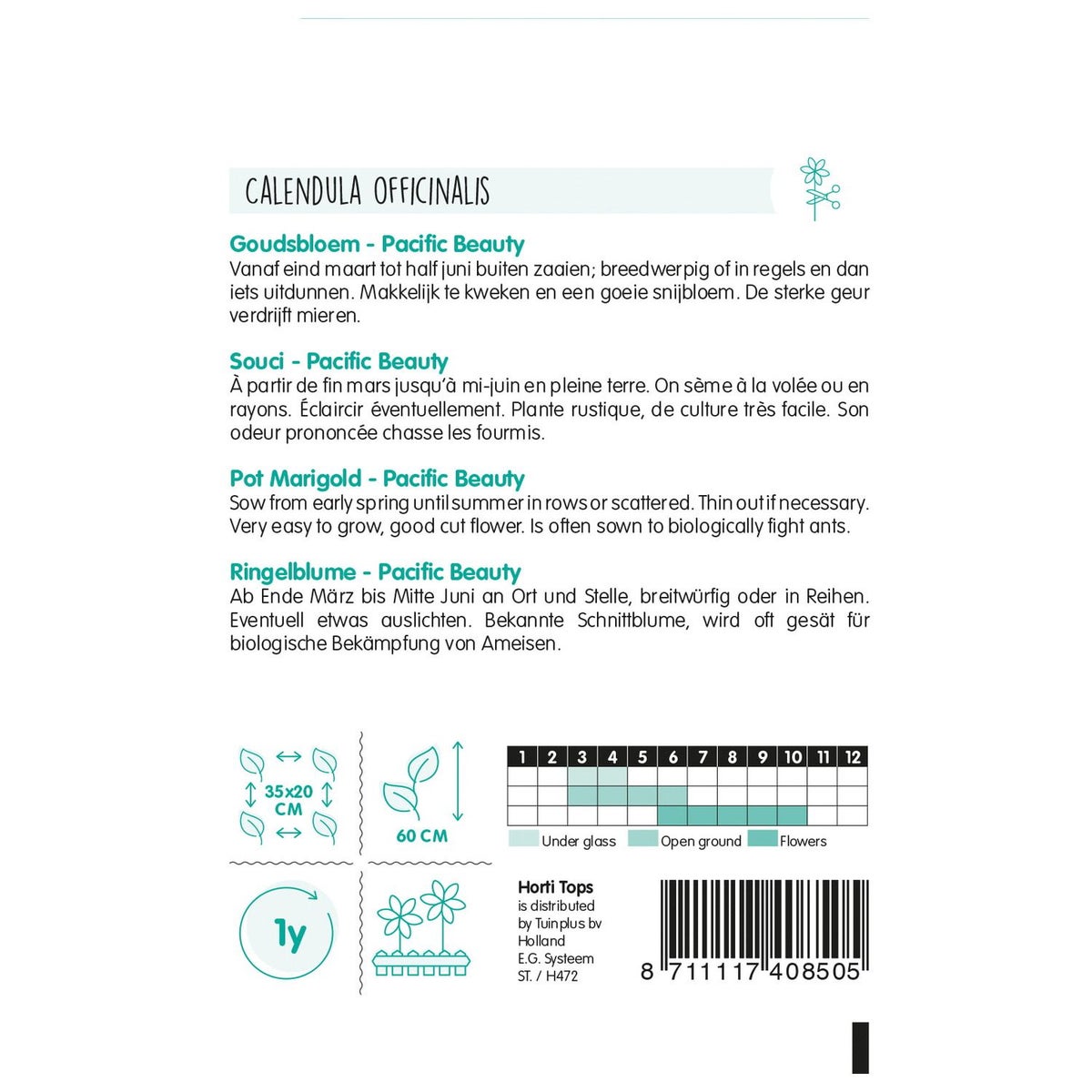 Goudsbloem Pacific Beauty Mix Goudsbloem Pacific Beauty Mix