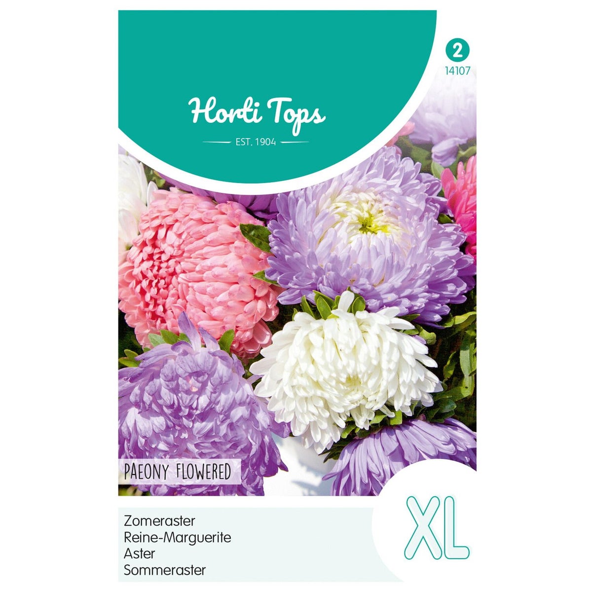 Zomeraster Pioenbloemig Mix Zomeraster Pioenbloemig Mix