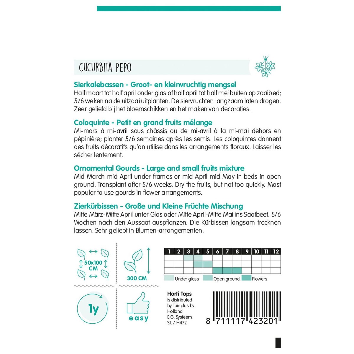 Sierkalebas Mix groot en klein Sierkalebas Mix groot en klein