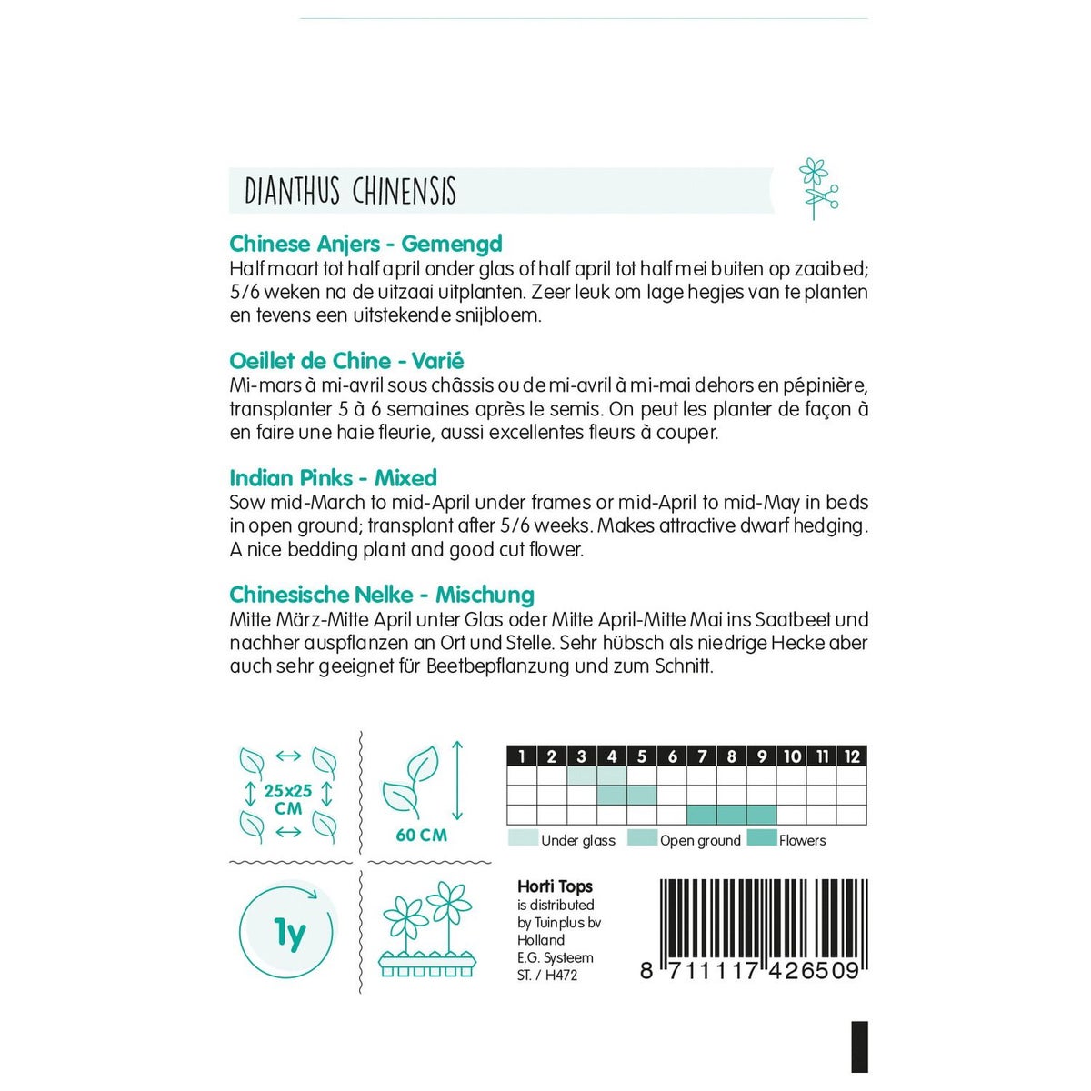 Chinese anjer Mix Chinese anjer Mix
