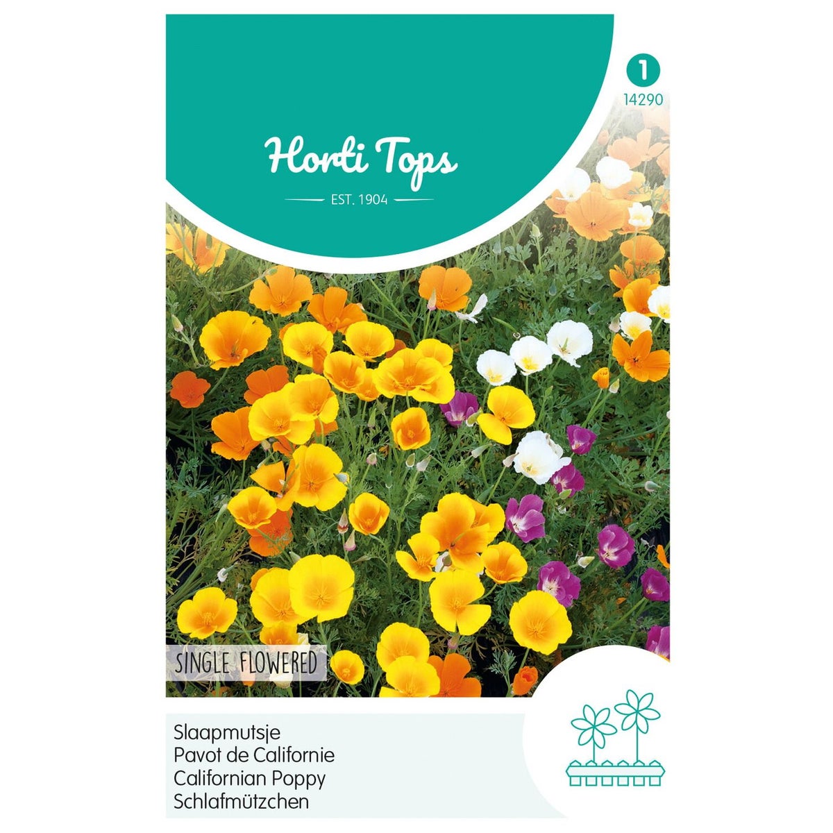 Slaapmutsje Enkelbloemig Mix Slaapmutsje Enkelbloemig Mix