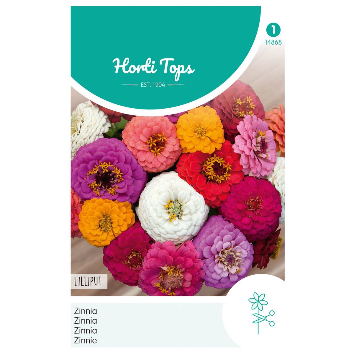 Zinnia Liliput mix Zinnia Liliput mix