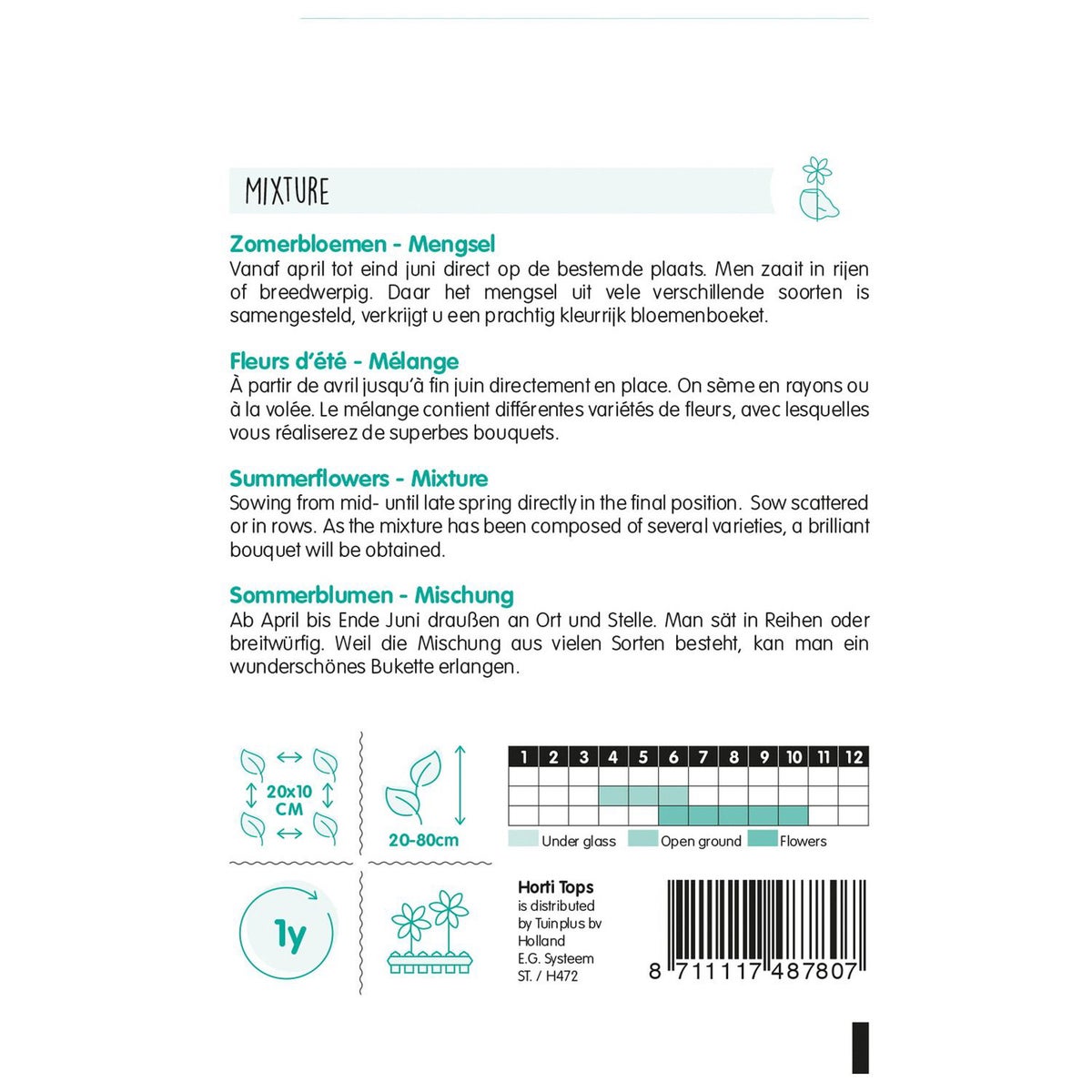 Zomerbloemen mix Zomerbloemen mix