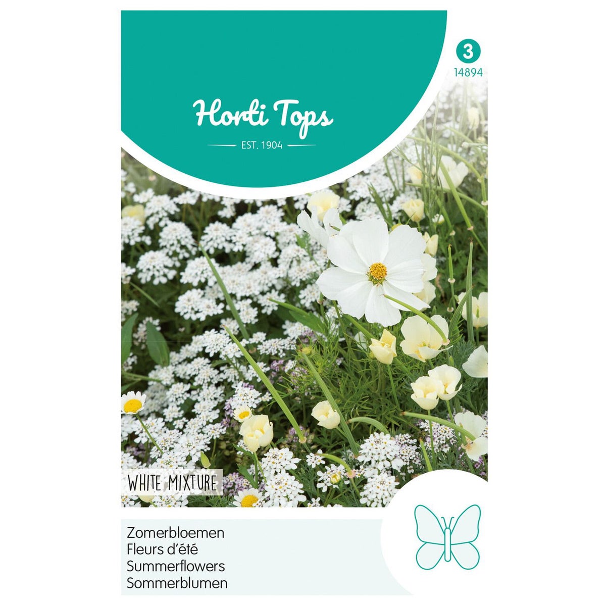 Zomerbloemen witte tinten Zomerbloemen witte tinten