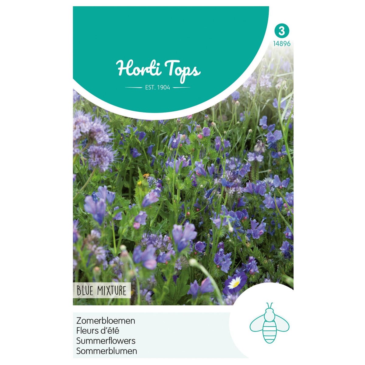 Zomerbloemen blauwe tinten Zomerbloemen blauwe tinten