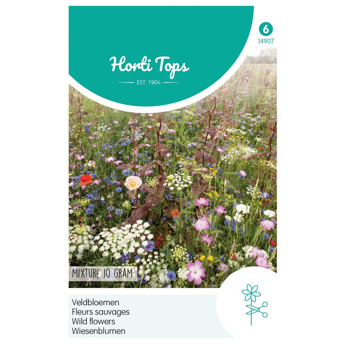 Veldbloemenmengsel 10g Veldbloemenmengsel 10g