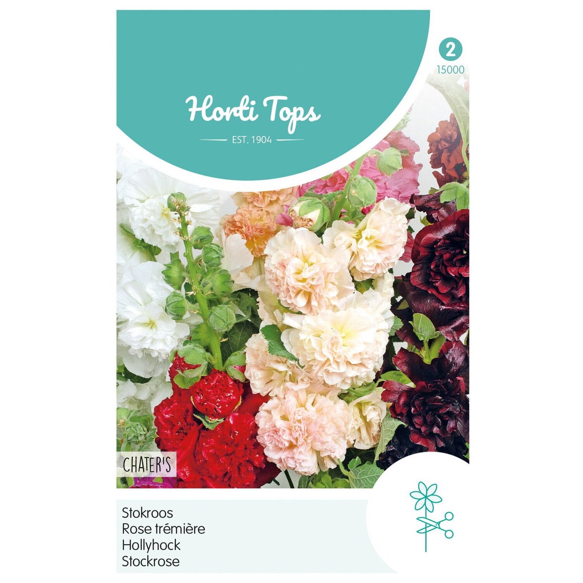 Stokroos Chater dubbelbloemig mix Stokroos Chater dubbelbloemig mix