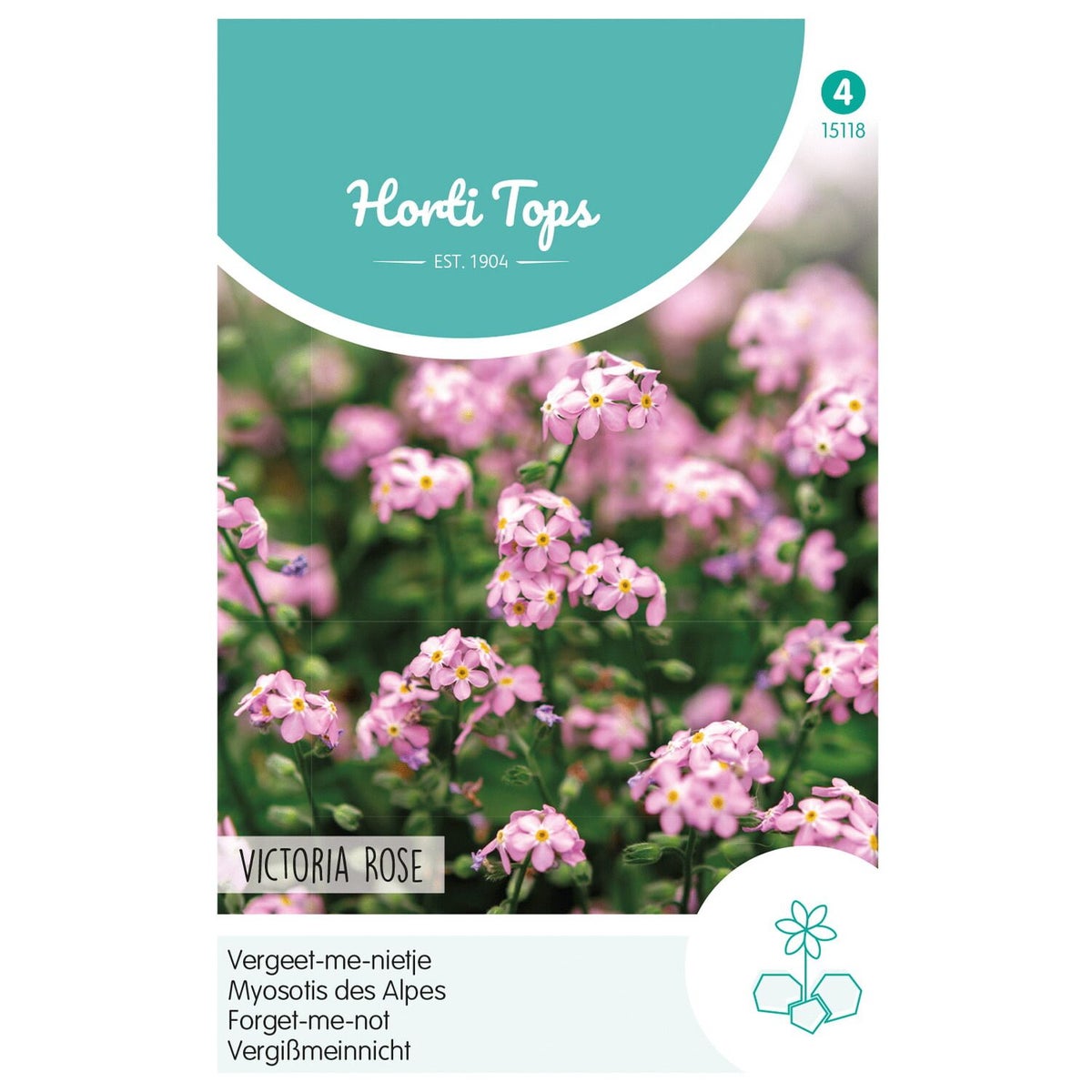 Vergeet-me-nietje Victoria rose Vergeet-me-nietje Victoria rose