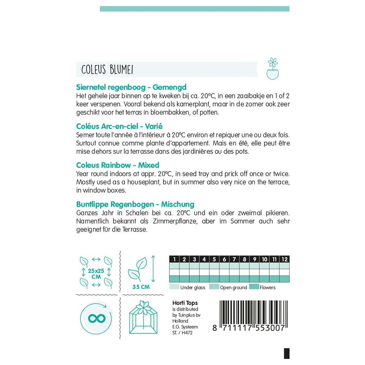 Siernetel Regenboog mix Siernetel Regenboog mix
