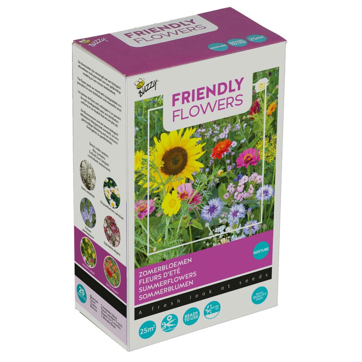 Strooidoosje Friendly Flowers zomerbloemen Buzzy Strooidoosje Friendly Flowers zomerbloemen Buzzy
