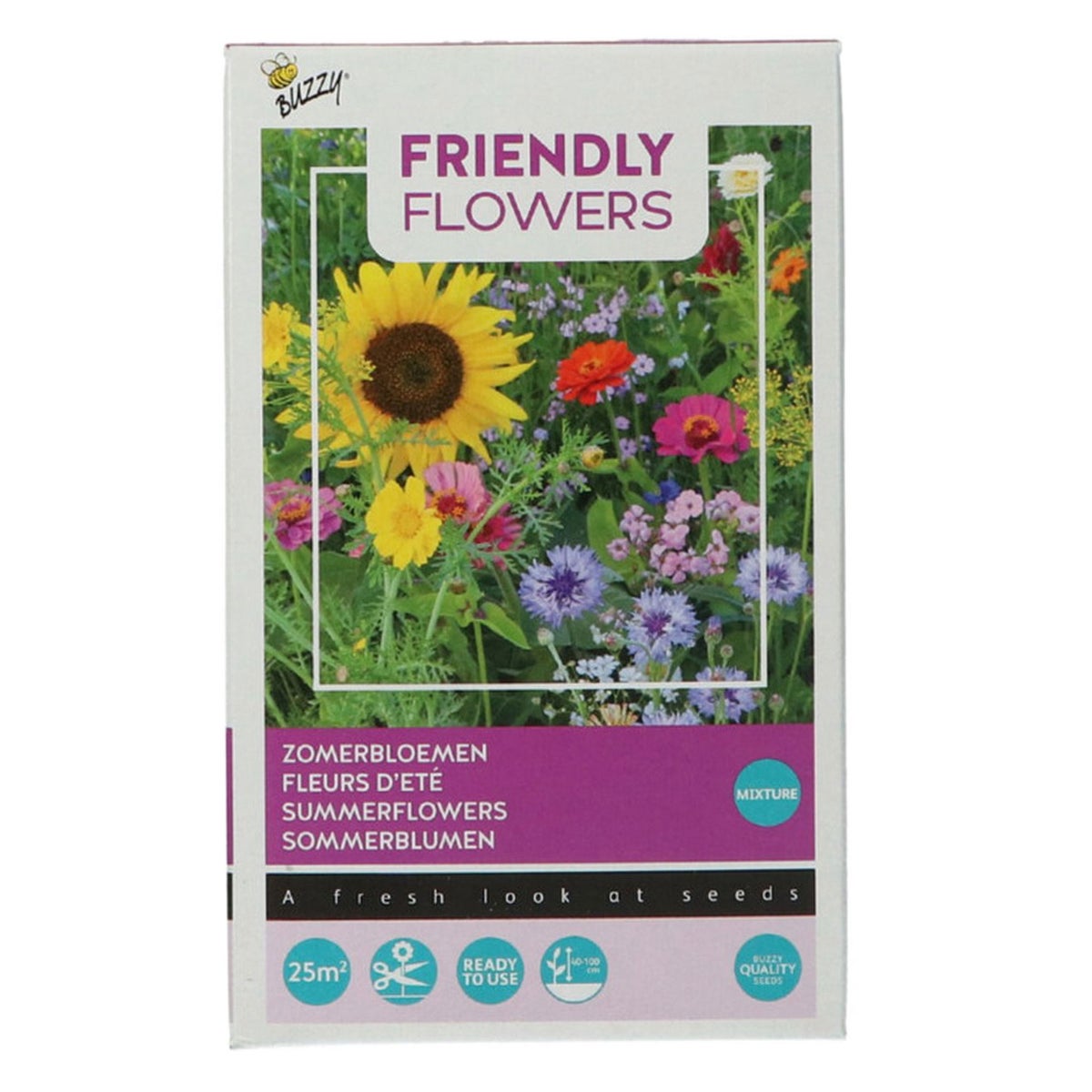 Strooidoosje Friendly Flowers zomerbloemen Buzzy Strooidoosje Friendly Flowers zomerbloemen Buzzy