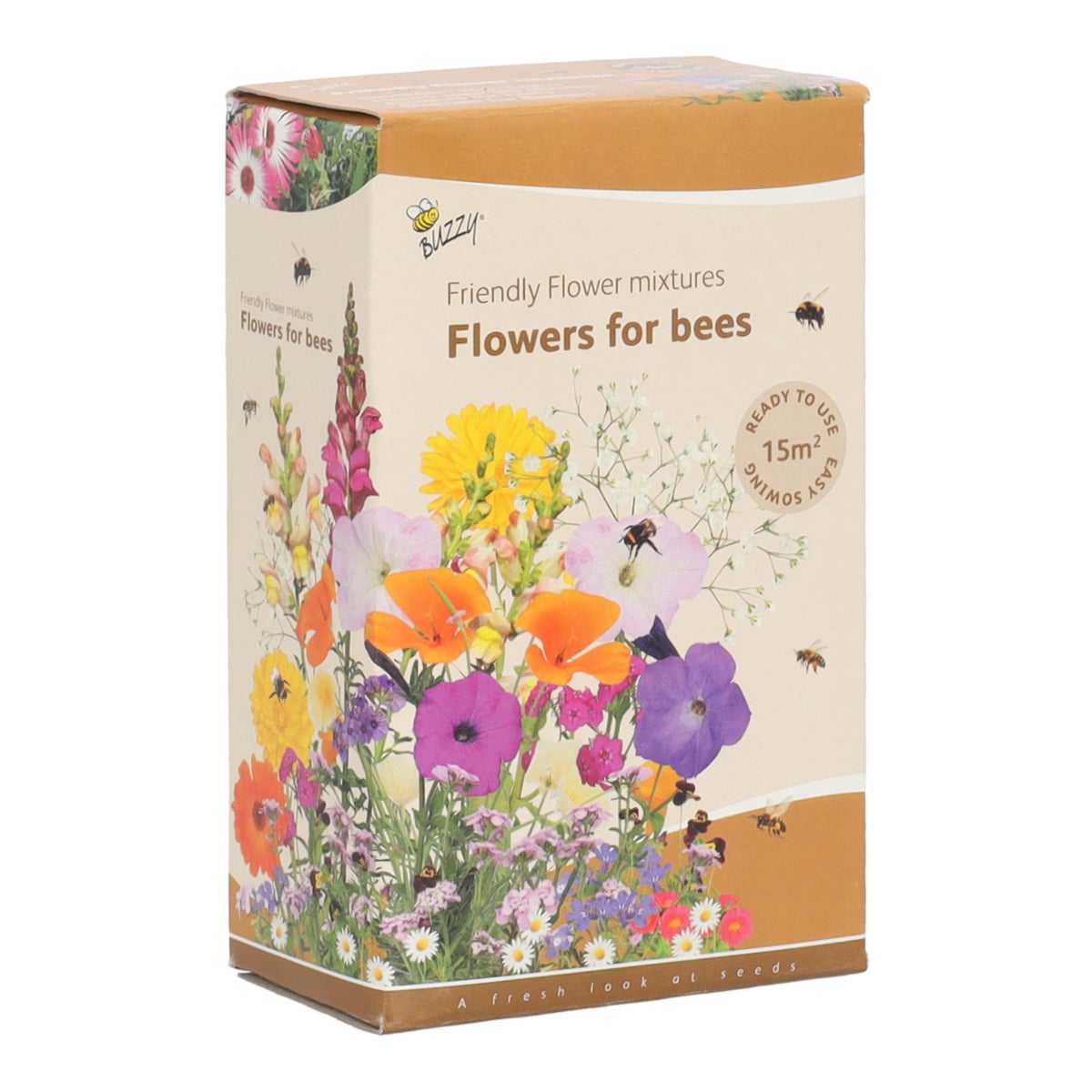 Buzzy Friendly Flowers bijen laag 15 m2 Buzzy Friendly Flowers bijen laag 15 m2
