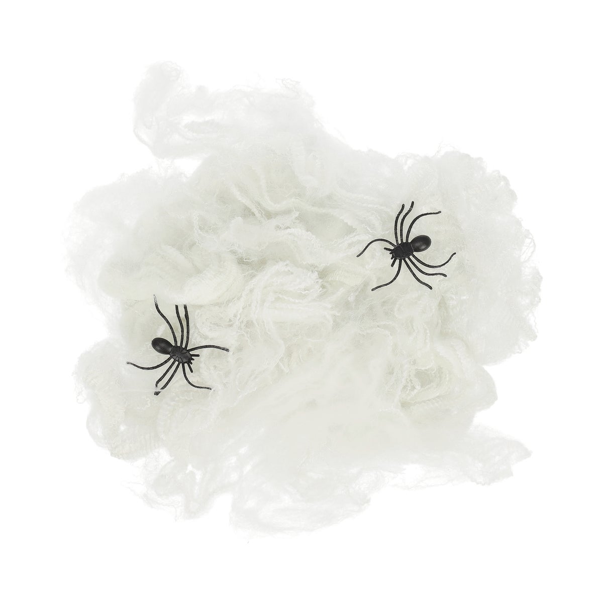 Spinnenweb wit 20 gr met 2 spinnen Spinnenweb wit 20 gr met 2 spinnen