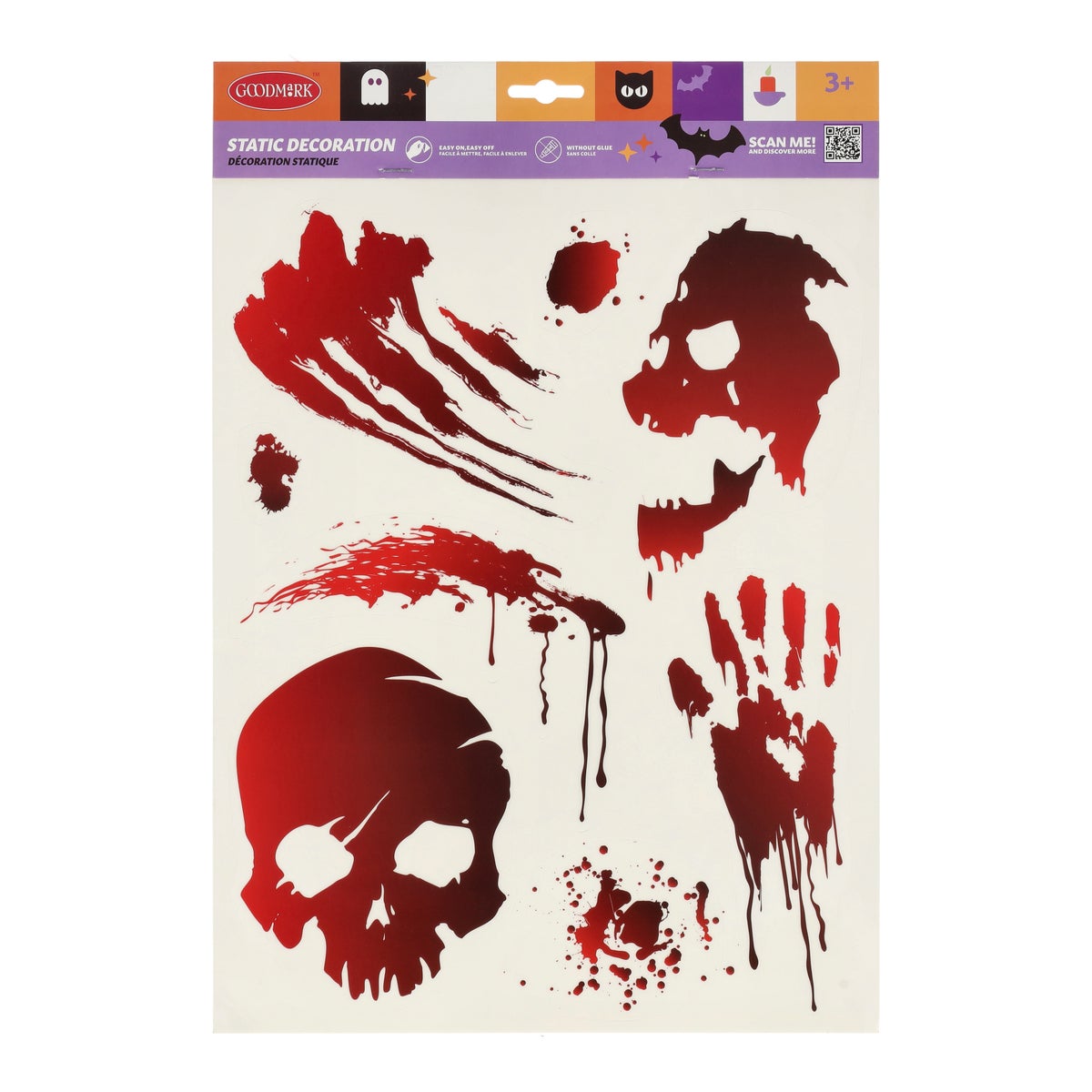 Raamdecoratie Halloween 28 x 39 cm Raamdecoratie Halloween 28 x 39 cm