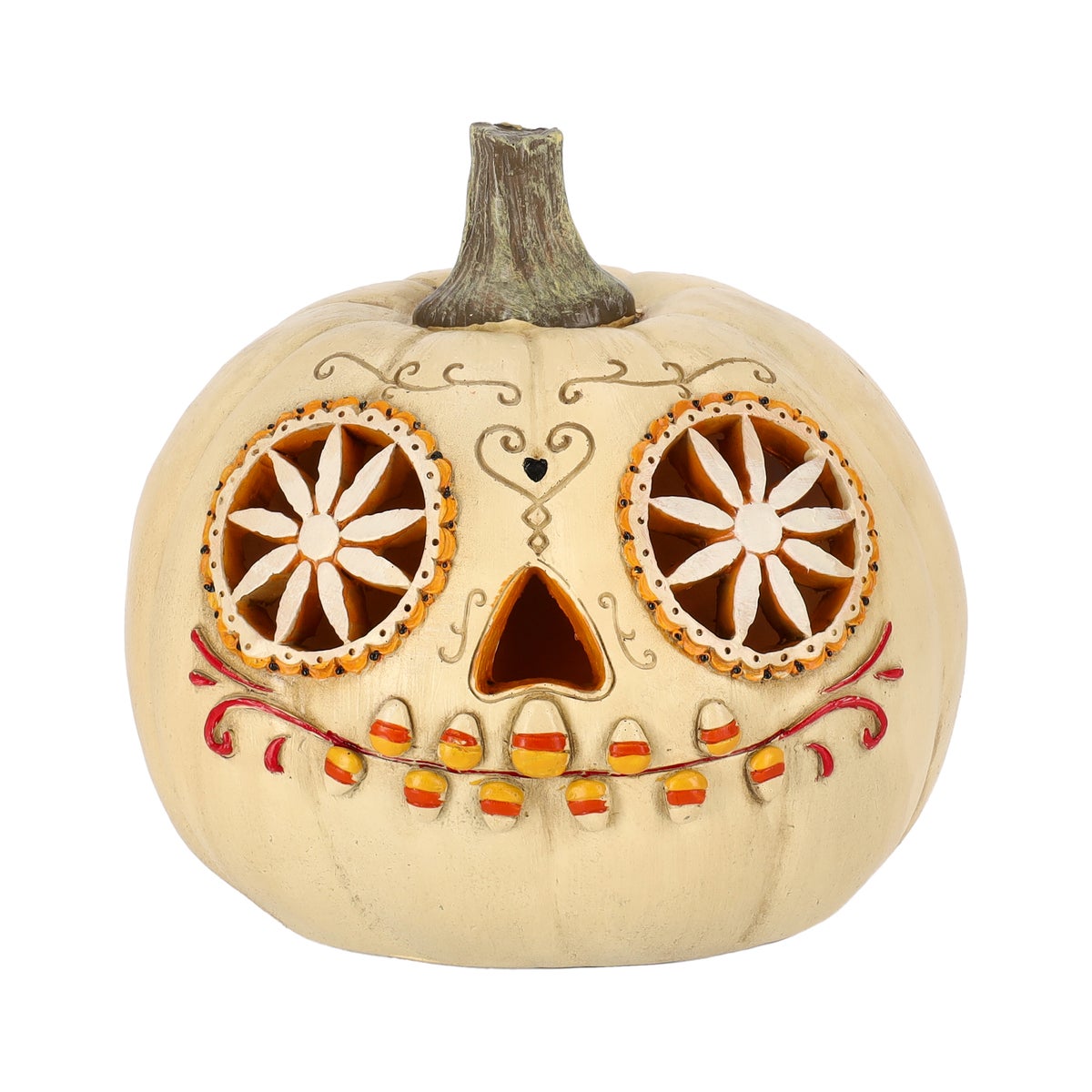 Pompoen wit 20cm LED Pompoen wit 20cm LED