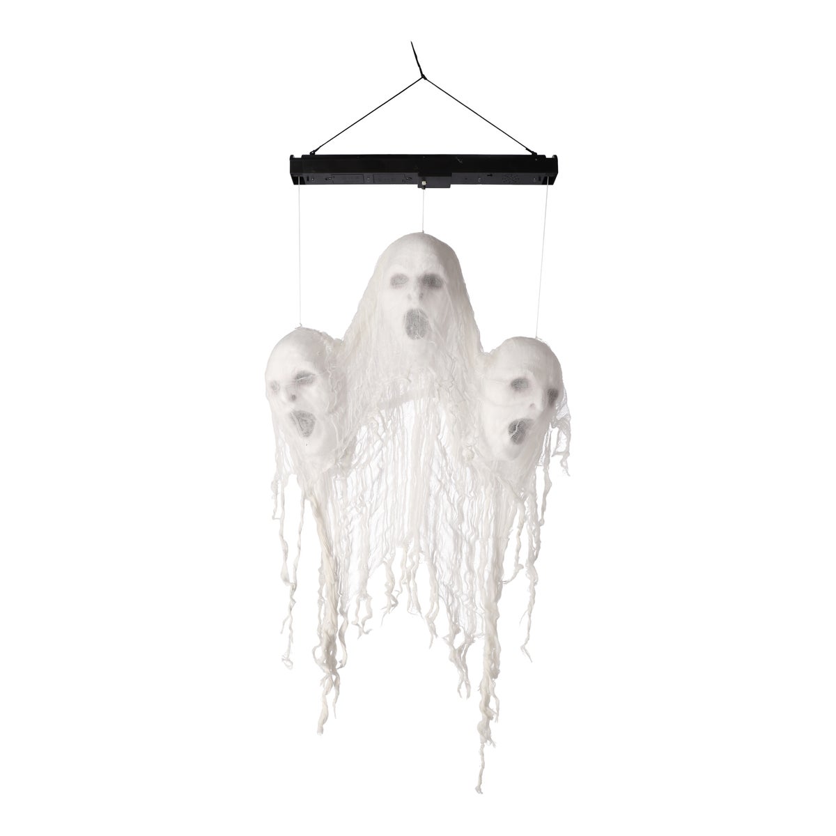 Schedels Zweef met licht en geluid 90 cm Schedels Zweef met licht en geluid 90 cm
