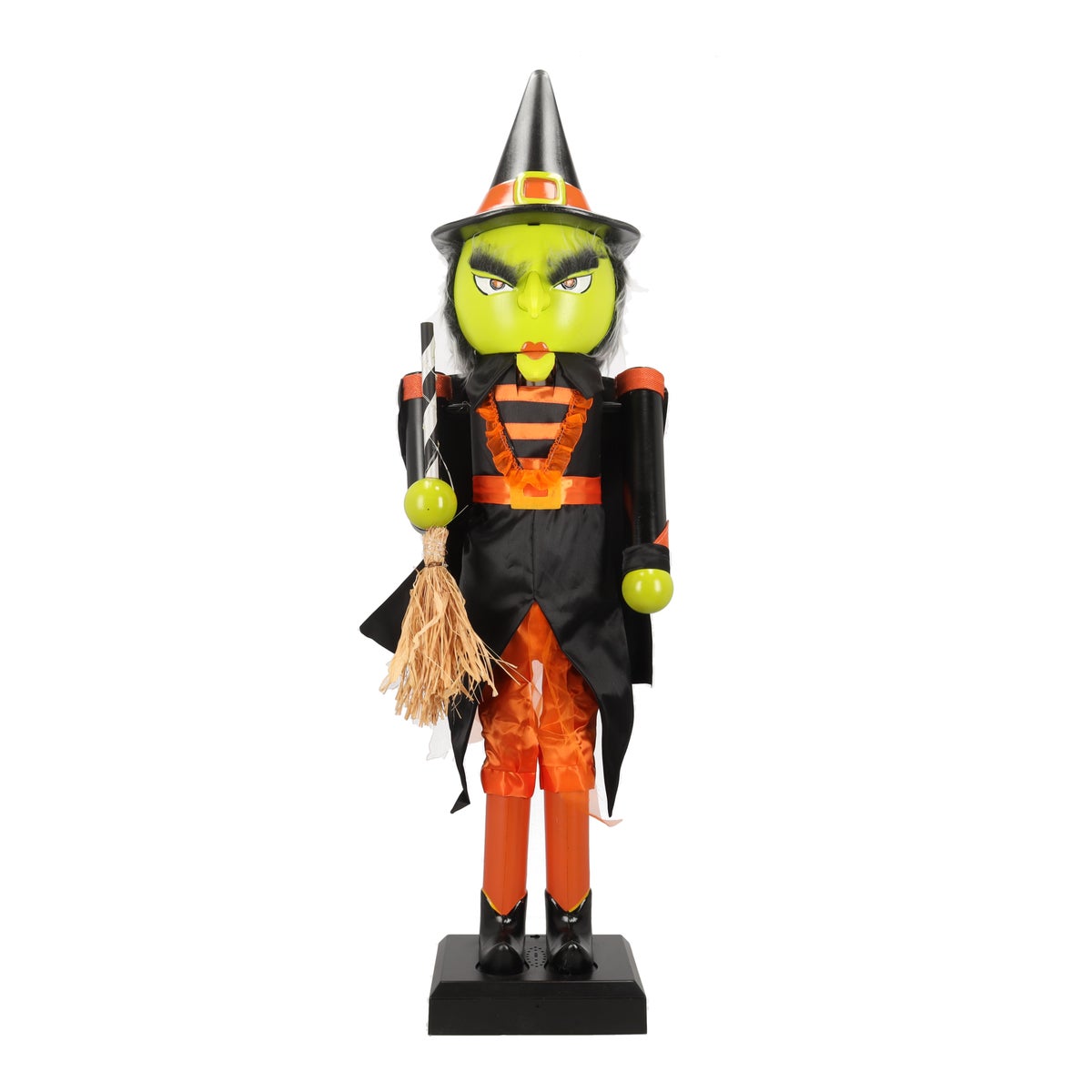 Notenkraker Halloween heks bew en gel 110 cm Notenkraker Halloween heks bew en gel 110 cm