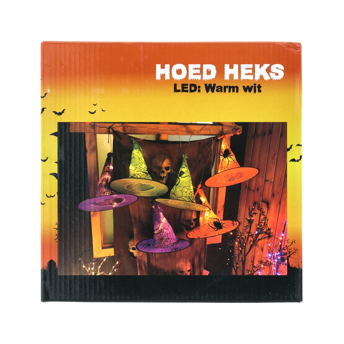 Verlicht hoed heks 48LED-WW en func Verlicht hoed heks 48LED-WW en func