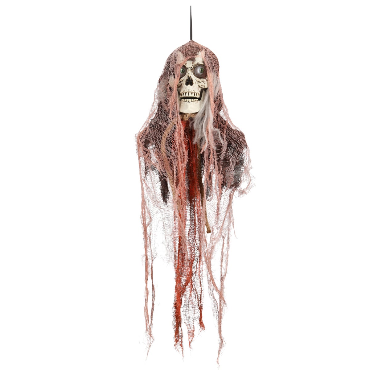 Skelet hang ogen B en L en geluid 100 cm Skelet hang ogen B en L en geluid 100 cm