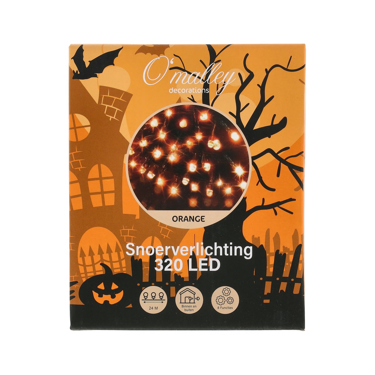 Halloweenverlichting 320 LED met functie oranje Halloweenverlichting 320 LED met functie oranje