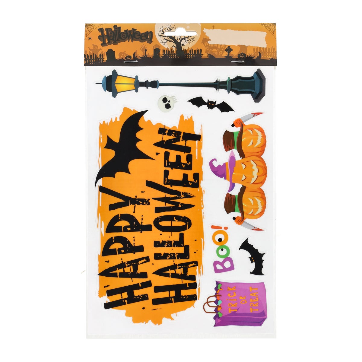 Raamsticker Halloween kleur Raamsticker Halloween kleur