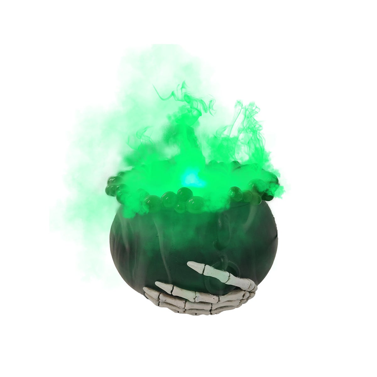 Heksenketel met rook groen outdoor 33 cm Heksenketel met rook groen outdoor 33 cm