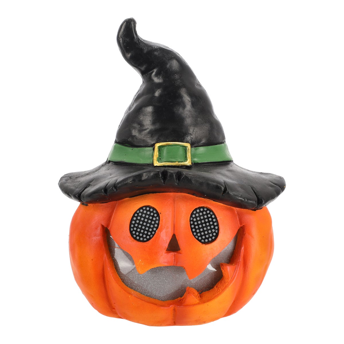 Pompoen met hoed LCD-ogen 34cm Pompoen met hoed LCD-ogen 34cm