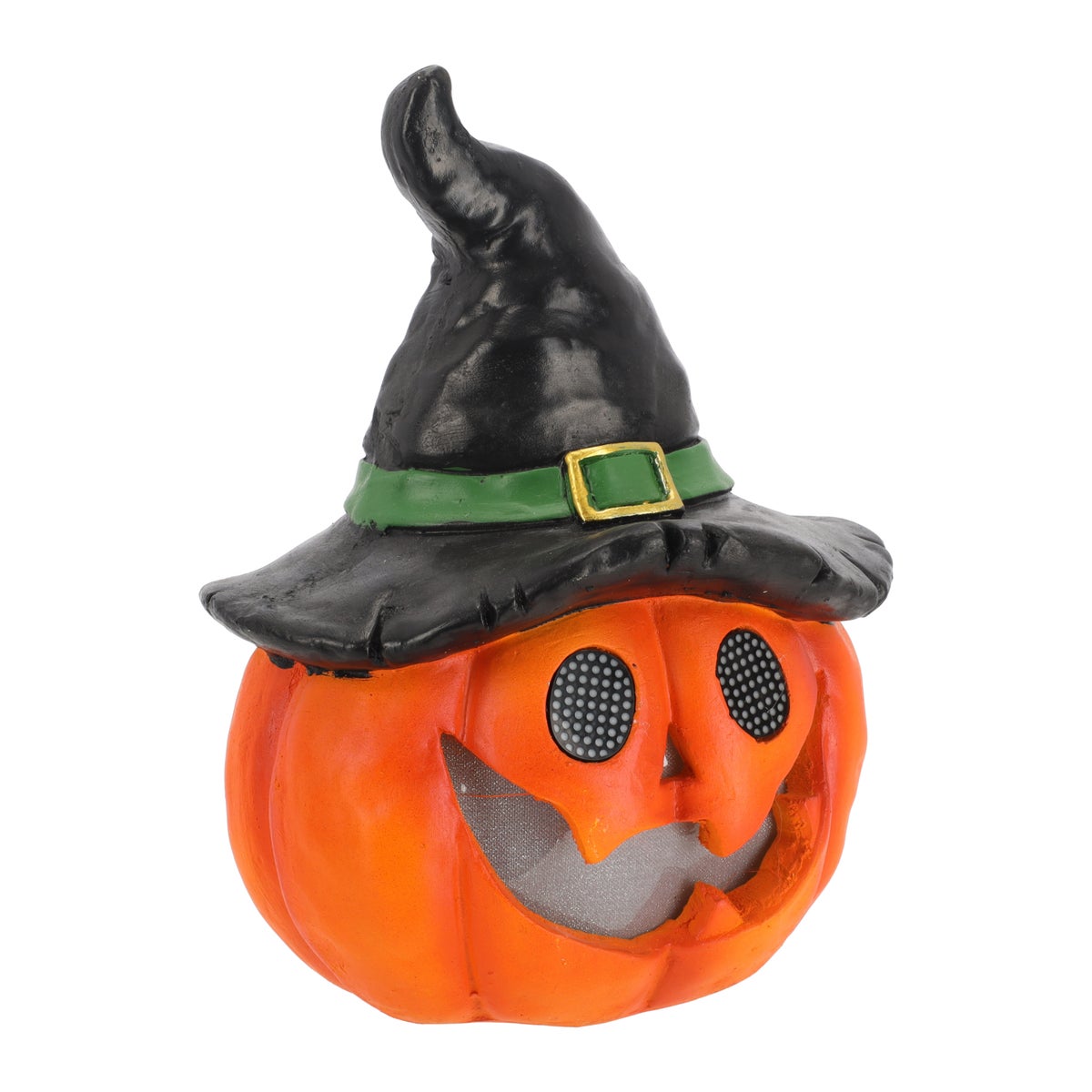 Pompoen met hoed LCD-ogen 34cm Pompoen met hoed LCD-ogen 34cm