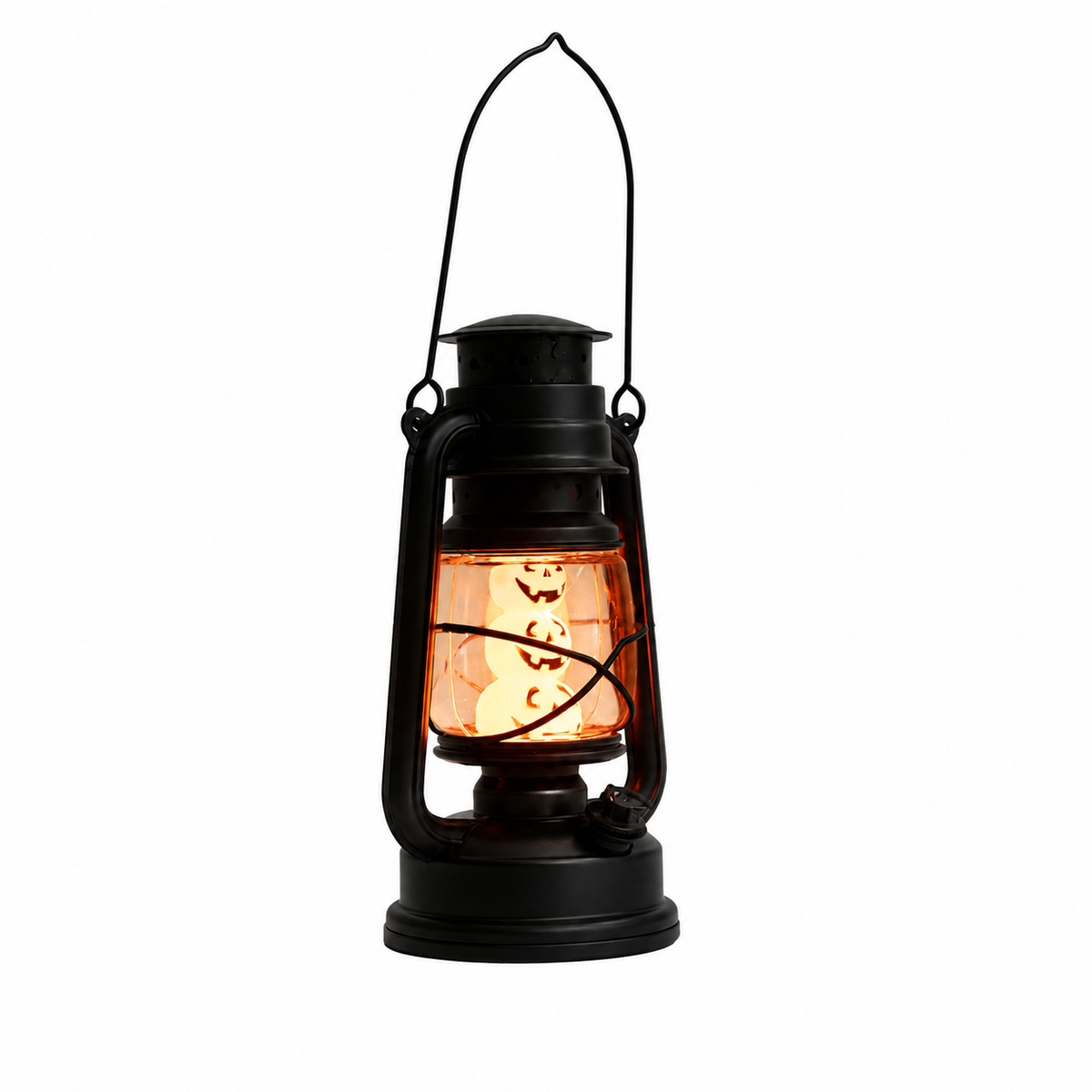 Laterne Kürbis 24 cm LED-Flamme Laterne Kürbis 24 cm LED-Flamme