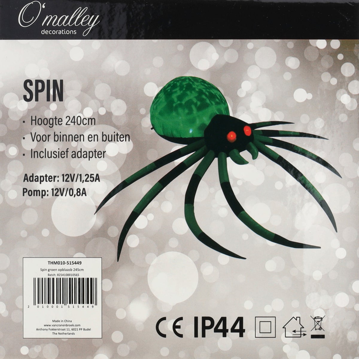 Spin groen opblaasbaar 245cm Spin groen opblaasbaar 245cm