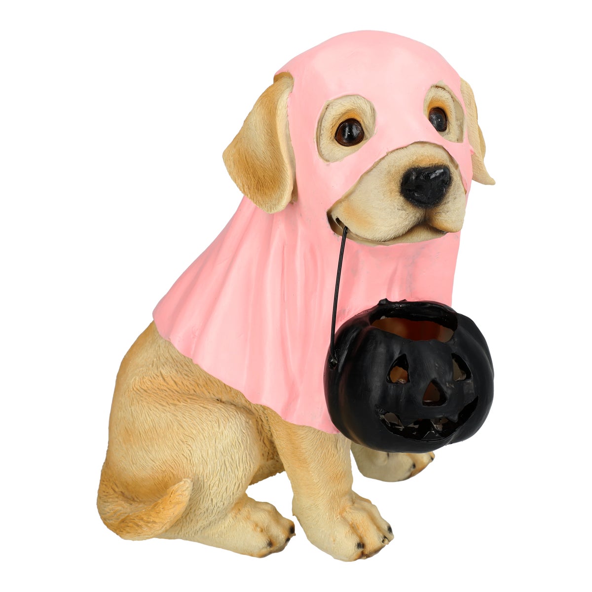 Hond roze spook 23 cm Hond roze spook 23 cm
